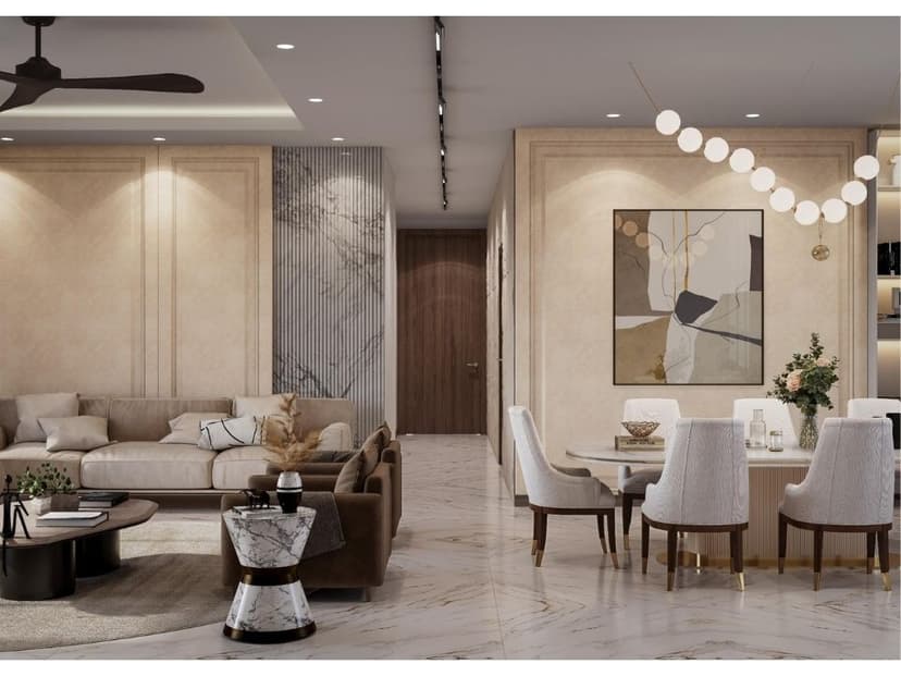 Modern residential interior
