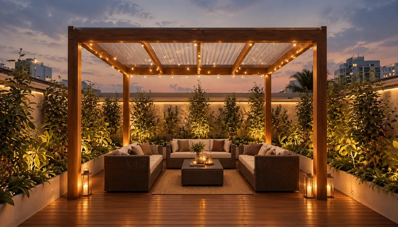 Terrace Garden Makeover Delhi
