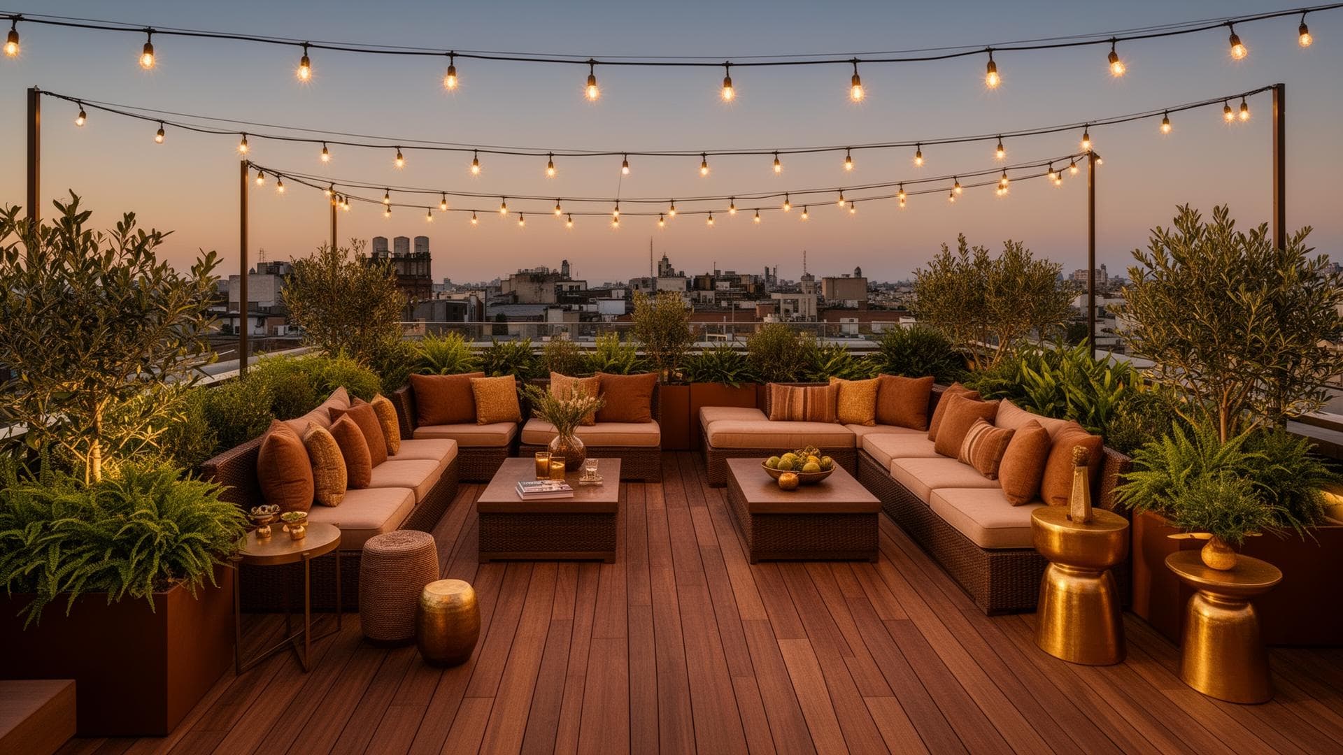 Luxury terrace design